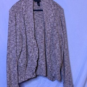 INC International Concepts Cream Cardigan